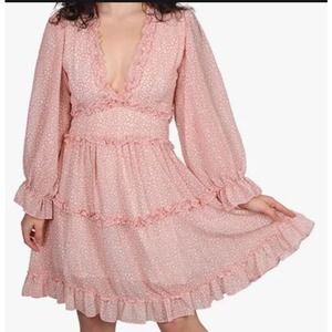 Carolyn Marie V Neck Long Sleeve Dress XL